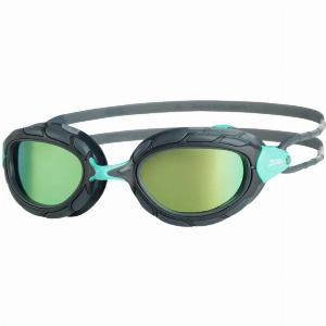 Lunettes de natation Zoggs Predator Titanium Reactor gris bleu 3685