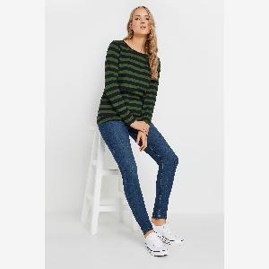 Lts Tall Black  Khaki Green Long Sleeve Tshirt Top 8 Lts  Tall Womens Long Sleeve Tops