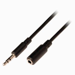 Nedis Stereo Audio Cable  35 mm Male  35 mm Female  50 m  Black