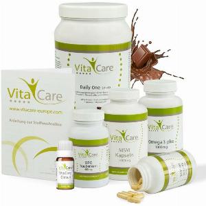 VitaCare 21TageStoffwechselkur mit Globuli  Daily One Proteinshake Schoko