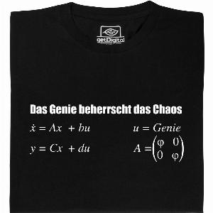 Fair gehandeltes ÖkoTShirt Das Genie beherrscht das Chaos