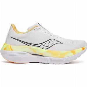 Saucony Endorphin Trainer Schuhe Weiß Gelb SS25 Größe 465  EUR
