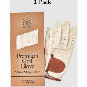 PRO Cabretta Leather Golf Gloves 2Pack Now 60 Save 14