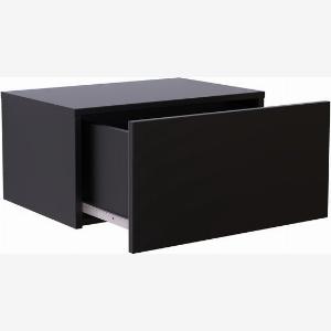 VDD  Nachttisch  Nachttisch Industrial  Nachttisch Modern  Nachttisch Schwarz  Nachttisch Drehbar  Schwarz  50 x 36 x 25 cm