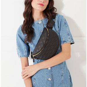 Black Quilted Leather Stevie Belt Bag Black Quilted Leather Stevie Belt Bag