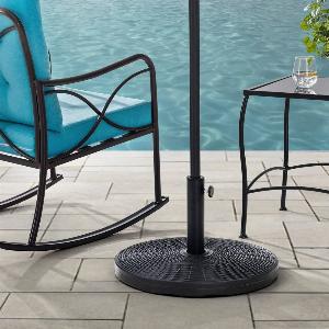 SUNJOY Universal 55 lb Heavy Duty Cement Filled Patio Umbrella Base