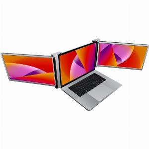 Triple Portable Laptop Monitor  Screen Extender  OntheGo UltraWide Display Solution