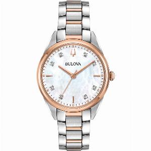 Bulova 98P183 Klassik Damenuhr 34mm 3ATM