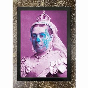 Queen Skull Framed 21x30cm Print