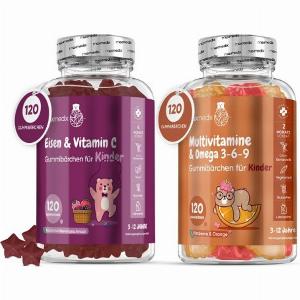 Essentielle Vitamine und Mineralien für Kinder  Leckere Fruchtgummis jetzt 2838  21