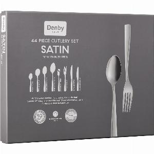 Enjoy 50 Discount on a 44Piece Satin Cutlery Collection