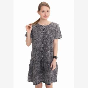 Noisy May Emilia Grey Denim Dress Medium XS 100 Cotton
