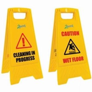 2Work Recycled Wet Floor Sign 2W10132