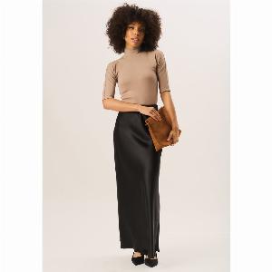 Enjoy 40 Discount on a Black Bias Cut Maxi Skirt