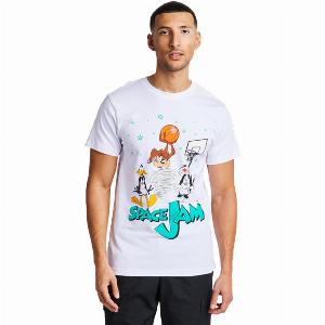 MERCHCODE Space Jam Homme TShirts  Blanc  Taille S  Foot Locker
