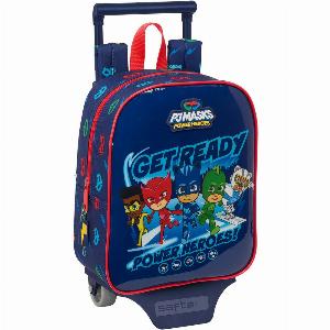 Schulrucksack mit Rollen PJ Masks marineblau 22 x 27 x 10 cm jetzt 20  13  Rabatt
