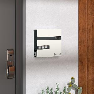 31 Off WallMounted Post Box with Window 2 Locks Galvanised Steel