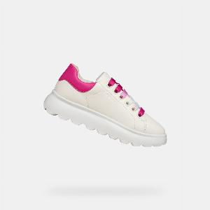 GEOX Puffypop Girl Whitedark Fuchsia