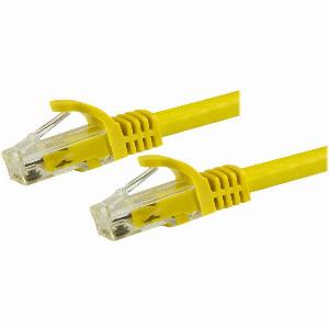 StarTechcom 7m CAT6 Ethernet Cable 10 Gigabit Snagless RJ45 650MHz 100W PoE Patch Cord CAT 6 10GbE UTP Network Cable wStrain Relief Yellow Fluke TestedWiring is UL CertifiedTIA  Category 6  24AWG N6PATC7MYL  patch cable  7 m  yellow