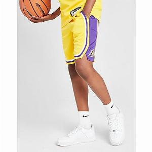 Nike NBA LA Lakers Shorts Junior Yellow Kids