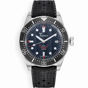 Get 15 Discount on Squale 1545 Automatic Watch with Black Dial and Strap