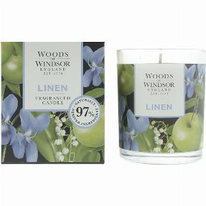 Woods Of Windsor Linen Candle 150g