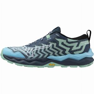 Chaussures Femme Mizuno Wave Daichi 8 Bleu Vert Taille 38  EUR