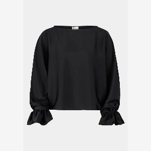 Vera Mont SatinBluse mit Fledermausärmeln  Schwarz