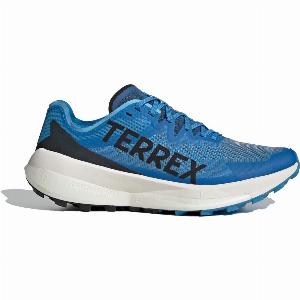 Adidas Terrex Agravic Speed Trail Running Shoes Pulse Blue  Core Black  Semi Impact Orange