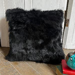 Tuscan Shearling Square Cushion 45cm  Cashmere Reverse now 8250 50 off