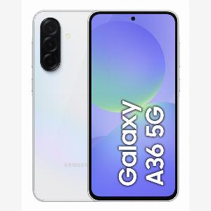 Samsung Galaxy A36 5G Smartphone con Funzioni intelligenti Display Super AMOLED 67 6GB RAM 128GB Camera 50MP Batteria 5000 mAh IP67 Awesome White