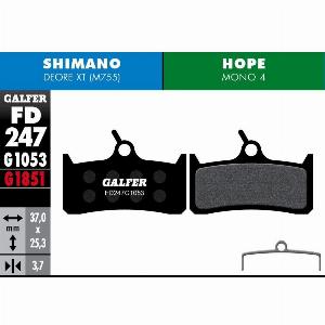 Plaquette de frein Galfer Bike Shimano XT 755 Grimeca