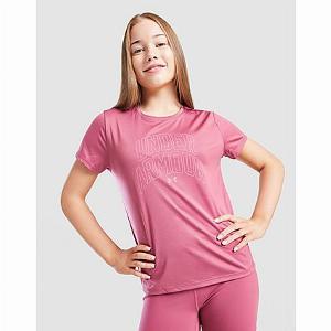 Under Armour Girls Varsity TShirt Junior  Pink  Kids