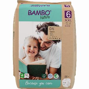 Couches Bambo Nature XL Plus Taille 6 20 unités  836  20