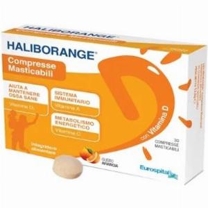 Haliborange 30 Compresse Masticabili  Vitamine D3 A e C per Immunità ora 411