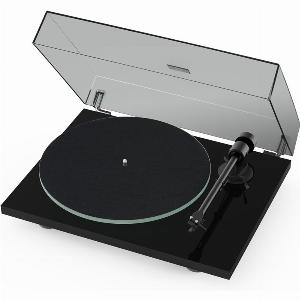 ProJect T1 EVO BT Bluetooth Belt Driven Turntable with BuiltIn Switchable Phono Preamp Black
