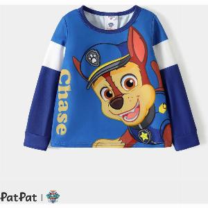 PAW Patrol Toddler GirlBoy Skye Chase Rubble Marshall Colorblock Longsleeve Tee