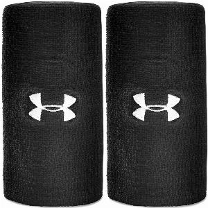 Under Armour 6in Performance Poignet Pack de 2 unités Unisex  noir blanc