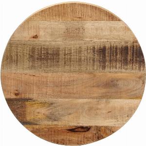Plateau rond en bois de manguier brut Ø 40 cm maintenant à 3499
