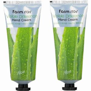 Crème pour les mains Visible Difference  Aloe 100ml 2 pièces 70 