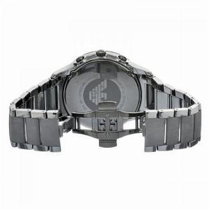 Emporio Armani AR1452 Mens Chronograph Watch Ceramica Black