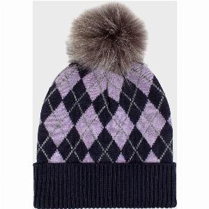 Platinum Kids Lena Pom Hat Navy