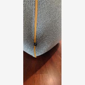 Poltrona Mia in tessuto grigio  MDF Italia