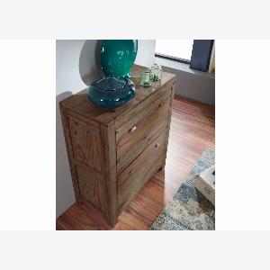 Meuble à chaussure 80x41 Palissandre huilé Gris taupe NATURE GREY 96