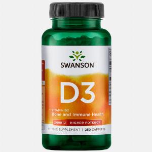 Starke Vitamin D3 2000 IU  Swanson  250 Kapseln jetzt 706 