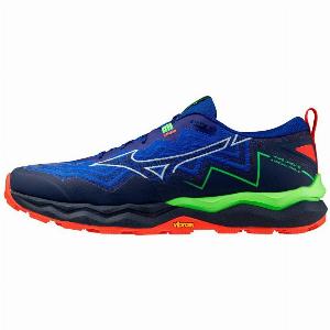 Chaussures Mizuno Wave Daichi 9 Bleu Rouge Vert SS25 Taille 45  EUR