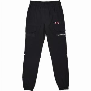 Under Armour Tech Utility Woven Kids Pants  Black  Size 8  10 years  Poly Woven