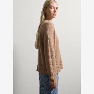 30 Rabatt auf den beigen Wollpullover von Stefanel für Damen in Übergrößen