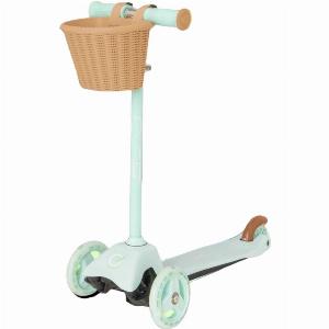 EVO Mini Cruiser Scooter With Basket  Mint Green