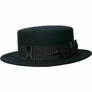 Gr M  Damen Filzhut Venezia Handmade schwarz  5657 S